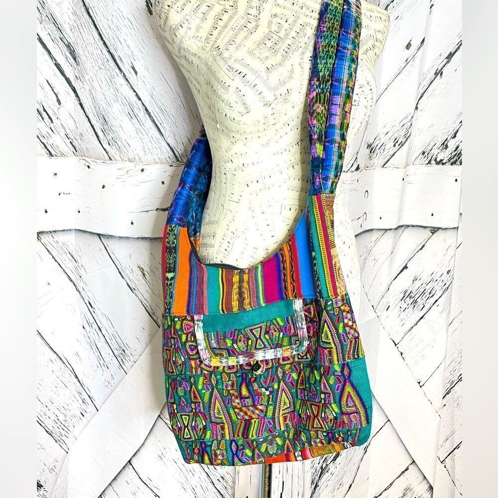 Ethnic Bohemian Handbag Purse Needlepoint